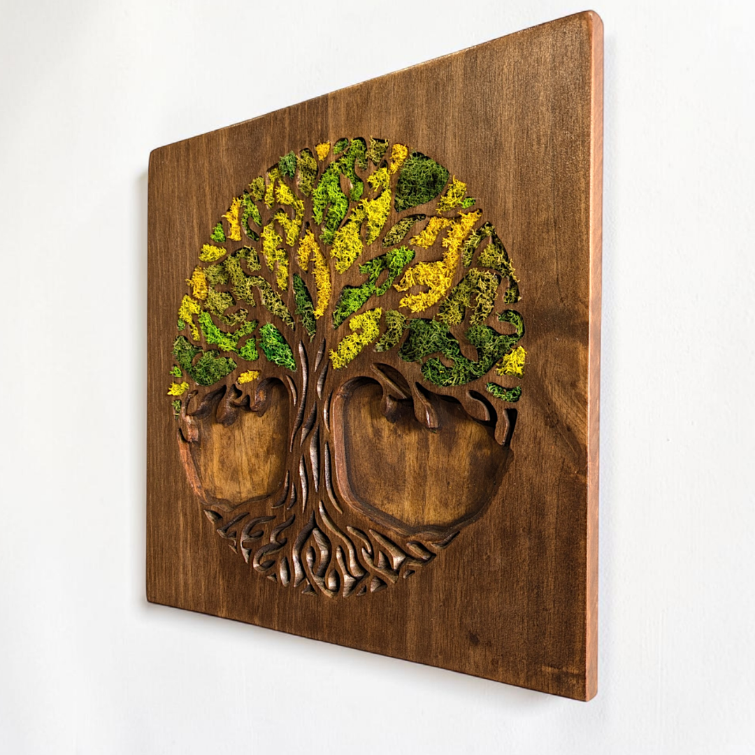 CUADRO ÁRBOL DE LA VIDA MUSGO PRESERVADO